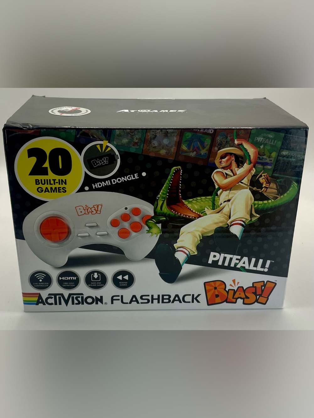 Atgames Activision 20 in 1 Classics Flashback Blast Pitfall wireless HDMI DONGLE